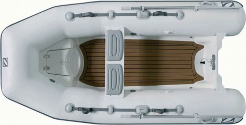 Лодка надувная ZODIAC Cadet 340 RIB NEO хайпалон-неопрен ( бело-серый )